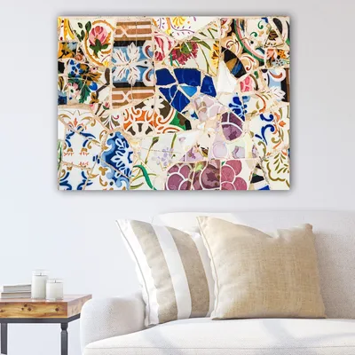 Produktbild von Wallity, 611124314_70100- HPE2625, Bunt, Leinwandbilder, 70 x 100 cm, 100% Leinwand