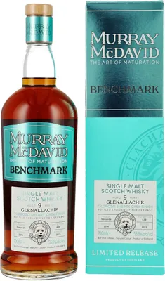 Produktbild von GlenAllachie 9 Jahre - 2014/2023 - Murray McDavid - Benchmark - Oloroso Cask Finish - Single Malt Scotch Whisky