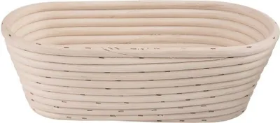 Zdjęcie produktu dla ORION koszyk do garowania ciasta chlebowego koszyk do garowania ciasta chlebowego forma z rattanu do chleba owalnego 26x13 cm