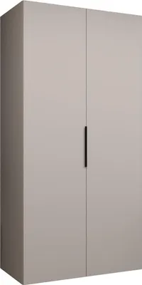 Produktbild von MEBLE KRYSPOL, Kleiderschrank, Schrank 100 cmx202x52, Kaschmir, Schwarz