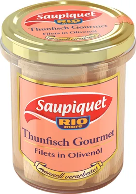 Immagine prodotto di Saupiquet Rio Mare filetti di tonno olio d'oliva gourmet in vaso 180g