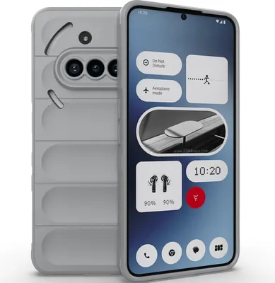 Obrázek produktu pro Pouzdro pro Nothing Phone 3A Měkké TPU Silikonové Nárazuvzdorné Ochranné Pouzdro Šedá