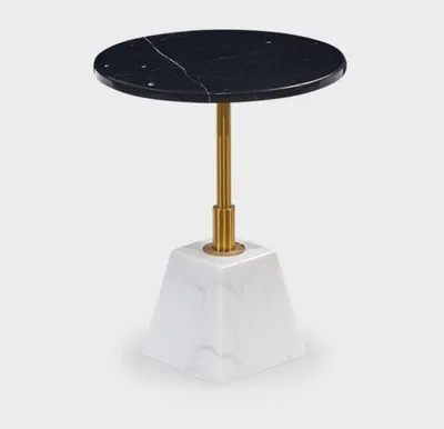 Image de Table d'appoint de haute qualité Tables de salon élégantes Table basse en marbre