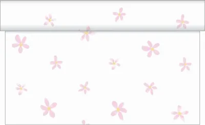 Produktbild von Sovie HOME Tischläufer Theresa in Rosa aus Linclass® Airlaid 40 cm x 4,80 m, 1 Stück - Floral