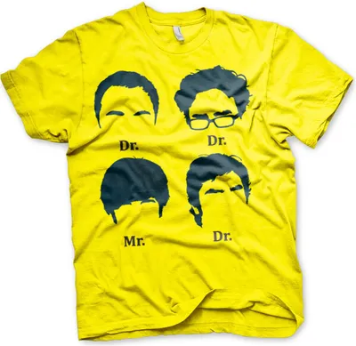 Produktbild von Big Bang Theory Prefix Heads T-Shirt - XX-Large - Yellow