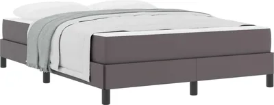 Obrázok produktu pre Rám postele s matracmi Sivá 140 x 190 cm látka