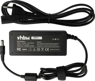 Produktbild von vhbw Netzteil kompatibel mit Acer Travelmate 521T, 600TER, 6000, 522, 521TXV, 530, 600, 521TE, 525, 529TXV, 525TXV, 527TXV Notebook - 275 cm, 60 W