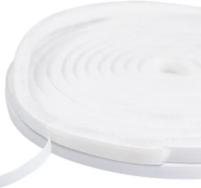 Produktbild von Famanu Borstenabdichtung - selbstklebend - 9 mm (B) x 5 mm (D) x 5 m (L) - weiß
