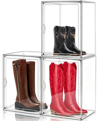 Productafbeelding van XX-Large acryl schoenendoos - Transparante organizer voor hoge laarzen en sneakers