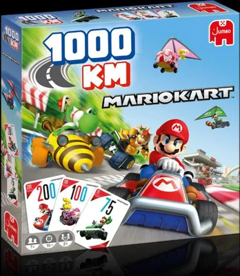 Produktbild von Jumbo 1000KM Mario Kart, Brettspiel, Rennen, 7 Jahr(e), 15 min, 15 min