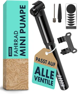 Produktbild von AARON Pocket One Mini Fahrradpumpe kompakt Schwarz