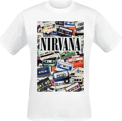 Produktbild von Nirvana - T-Shirt für Herren/Damen Uni PH1991 (XXL) (Weiß)