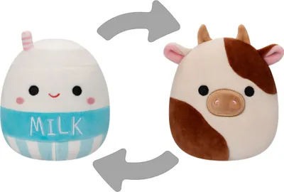Immagine prodotto di SQUISHMALLOWS 2 in 1: la mucca Ronnie e il latte Melly