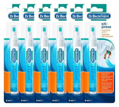 Produktbild von Dr. Beckmann express Fleckenstift 9 ml (6er Pack)