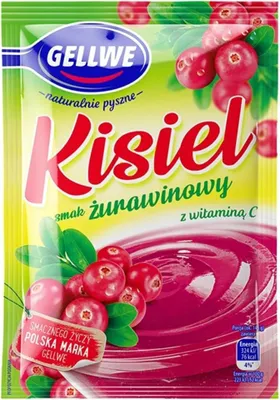 Produktbild von GELLWE Kisiel mit Preiselbeergeschmack 38g