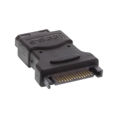 Immagine prodotto di InLine® Adattatore SATA Power Typ-L 15pin maschio a 4pin femmina 5,25" (LP4)