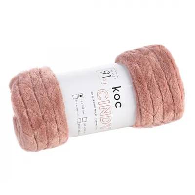 Produktbild von Kuscheldecke CINDY4 puderrosa 170x210