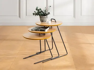 Obrázok produktu pre Skye Decor, No?ný stolík - Paniki (natural)