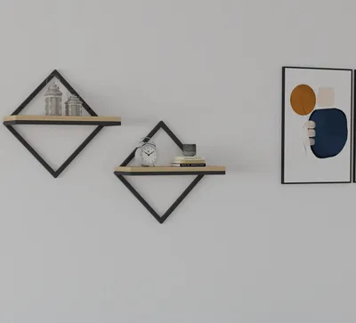 Obrázok produktu pre Skye Decor, Set 2ks. políc - Pemapi (dub zafírový)