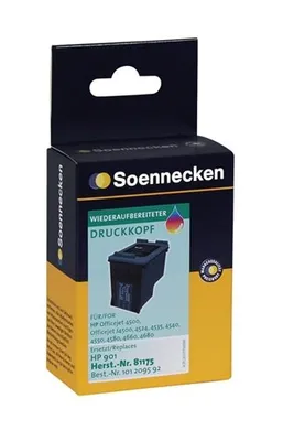 Produktbild von Soennecken Tintenpatrone 81175 wie HP CC656AE 901 c/m/y
