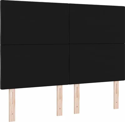 Produktbild von vidaXL Kopfteil Schwarz 144 cm Samt