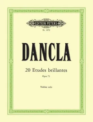 Produktbild von 20 Etudes brillantes (Violin), Op. 73