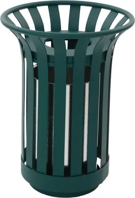 Produktbild von Runder Abfallbehälter für den Außenberreich | 23 Liter, HxØ 65x45cm | Grün