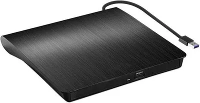 Imagen del producto de Lector y grabador de DVD USB compatible con USB 3.0, para portátiles y ordenadores, compatible con Mac, OS, XP, Windows 11, Windows 10 y Windows 8