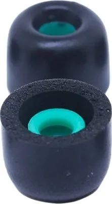 Produktbild von Memory Foam Ohrhörer Spitzen Noise Isolating für Sony Jabra Samsung 1 Paar/2 Stück Größe M Schwarz