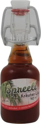 Produktbild von Spreeli Kräuterlikör in der Bügelflasche (4 cl / 30% vol.)