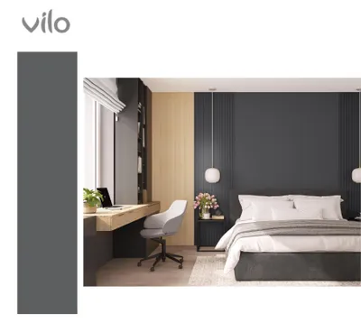Obrázok produktu pre Vilo Záverečný profil XL – koncová lišta pre stenové panely s lamelovým vzhľadom – vodovzdorné príslušenstvo – 300 cm – tmavošedá