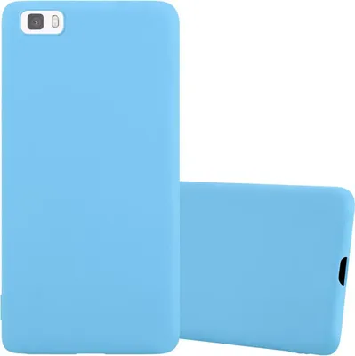 Produktbild von Cadorabo Hülle für Huawei P8 LITE 2015 Schutzhülle in Blau Handyhülle TPU Silikon Etui Case Cover