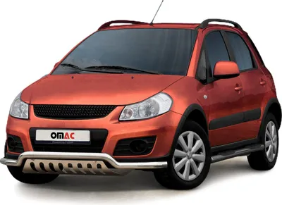 Immagine prodotto di Protezione paraurti anteriore per Suzuki SX4 2006-2013 con ABE in acciaio inox argento
