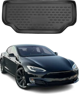 Obrázok produktu pre Rohož do batožinového priestoru pre Tesla Model S 2016-2020 AWD gumová čierna
