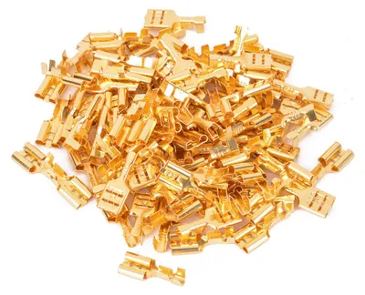 Obrázek produktu pro 50 X konektorů 50 x izolační pouzdra konektory kabelových koncovek čepelové zásuvky čepelová svorkovnice 2,8 mm