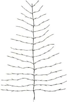 Image de Countryfield LED Arbre de Noël en éclairage LED pour le mur 100 x 120 cm | 136 LEDs