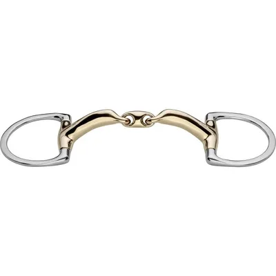 Produktbild von Sprenger novocontact Olivenkopfgebiss mit D förmigem Ring 16 mm doppelt Sensogan, Größe:115 mm