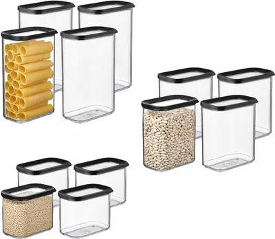 Produktbild von Mepal MODULA Vorratsdosen Sparset 12er Set schwarz