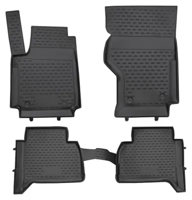 Obrázek produktu pro 2010-2021 VW Amarok podlahové rohože TPE černé 4 ks