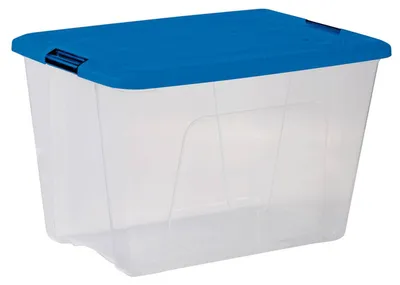 Zdjęcie produktu dla Iris Topbox Storage box 60L 57.5X39X36.5 cm Niebieski/Przezroczysty