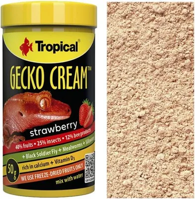 Zdjęcie produktu dla Tropical Gecko 100 ml Pokarm Dla Gekonów Truskawka