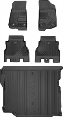 Produktbild von SET 77 Jeep Wrangler 4 Fußmatten und Matten ab 2017