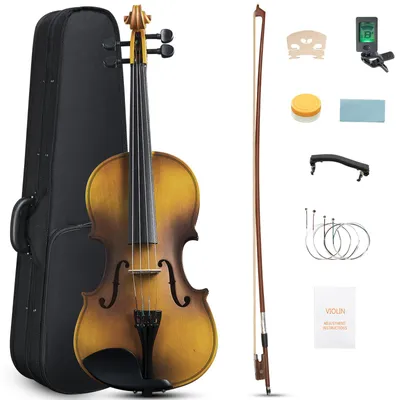 Produktbild von FCH Violine 4/4 Geige 4/4 Komplettset mit Zubehör für Anfänger