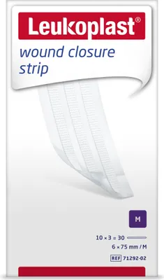 Immagine prodotto di Striscia per chiusura ferita Leukoplast 6x75 mm bianco 10X3 pz