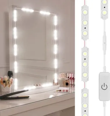 Produktbild von Dimmbare, wasserdichte LED-Spiegelleuchte 12V, 3 Meter, individuell zuschneidbar