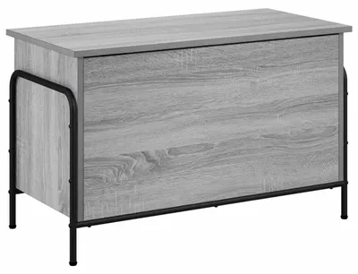 Produktbild von Aufbewahrungsbox Sonoma-Grau 80 x 40 x 49,5 cm Holzwerkstoff