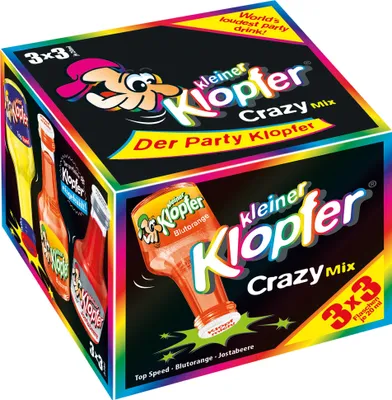 Produktbild von Kleiner Klopfer "Crazy Mix" Liköre // 9x20ml 15-16%