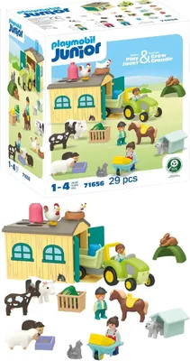 Produktbild von JUNIOR Spielzeug für Kinder ab 1 Jahr 71656 Bauernhof-Abenteuer