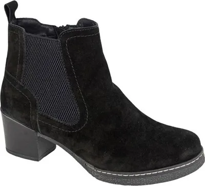 Produktbild von Cipriata - Damen Stiefeletten "Alessina", Wildleder DF2468 (36 EU) (Schwarz)