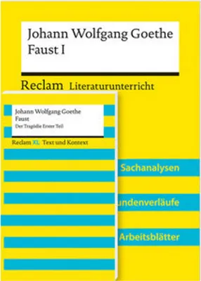 Zdjęcie produktu dla Paket für Lehrkräfte 'Johann Wolfgang Goethe: Faust. Der Tragödie Erster Teil' (Textausgabe und Lehrerband). 2 Bände eingeschweißt